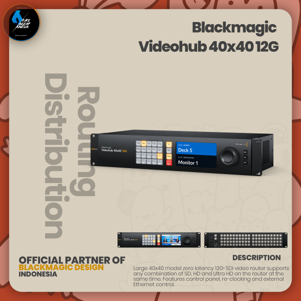 Blackmagic Videohub 40x40 12G